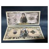 Harry Potter & Star Wars Funny Money Bills
