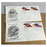 Hot Wheels First Day of Issue Postmarked envelopes