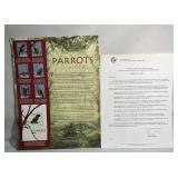 RARE collectible stamp collection Parrots