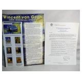 RARE collectible stamp collection Vincent Van Gogh