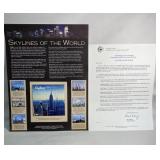 RARE collectible stamp collection Skylines of the