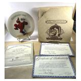 The Edwin M. Knowles, Jolly Old St. Nick plate