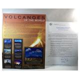 RARE collectible stamp collection Volcanos