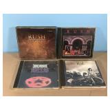 4 RUSH CDs