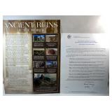 RARE collectible stamp collection Ancient Ruins