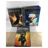 Three DVDs, Batman and cat woman