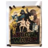 1977 Star Wars Poster 18"x 22" 18301B some rips