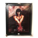 Signed 1994 The Crow JoBarr 24"x29"