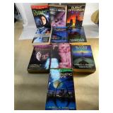 10 paper back books, various titles see pictures