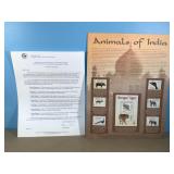 RARE collectible stamp collection Animals of India