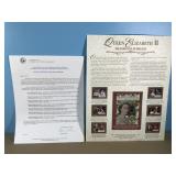 RARE collectible stamp collection Queen Elizabeth