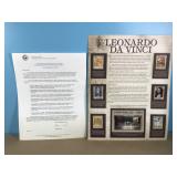RARE collectible stamp collection Da Vinci