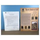 RARE collectible stamp collection Native American