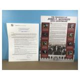 RARE collectible stamp collection Kennedy