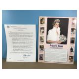RARE collectible stamp collection Princess Diana