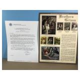RARE collectible stamp collection Brother Grimm