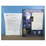 RARE collectible stamp collection Moon Landing