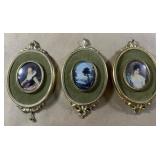 Vintage bronze framed prints made in Italy