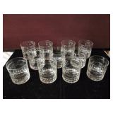Set of 11 Coin Dot Glasses 8oz