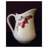 Cordon Blue Ceramic Pitcher 7" Tall