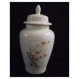 Ceramic Asian Urn Signed Irena