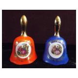 Pair of Vintage Enesco Victoria Style Bells