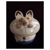 VIntage Fat Cat Cookie Jar 11.5" Tall