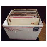 Box Full of VIntage Records Mixed Genres