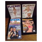 Lot of 5 Adult Magazines