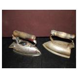 Lot of 2 Vintage Irons