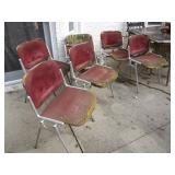 1960s Vintage Castelli Chairs Lot of 6