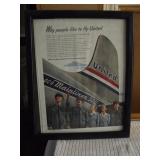 1950 United Airlines Advertisement
