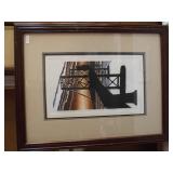 Bay Bridge California Signed Lithograph Limited ED