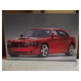 Dodge SRT Charger on Glossy Board