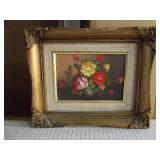 Floral Bouquet Oil on Canvas
