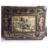 Italian Landscape on Brass