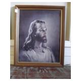 Jesus Lithograph 1940 by Warner Sallman