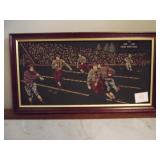 Petit Point Football Scene