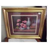 Signed Floral Boquet Print