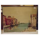 Venice Lithograph Signed by Maurice Buffet