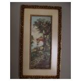 VIntage S.C. Chiaboil Frame Print on Cardboard