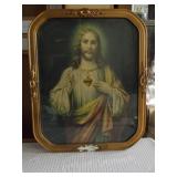 Vintage The Sacred Heart of Jesus