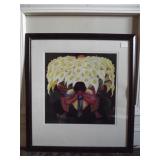 Woman with a Basket of Callo Lillies