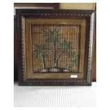 Woven Palm Trees Wall Art