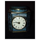 Ocean Queen Coffee Tin Clock