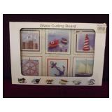 Nautical Glass Cutting Board