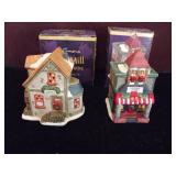 Old Mill Ceramic Votive Burners, Lot of 2 (New)