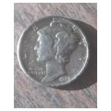 1945 Mercury Dime Winged Liberty