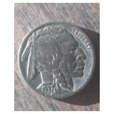 1937 Buffalo Nickel Indian Head