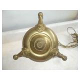 Art Deco Swag Brass Chandelier